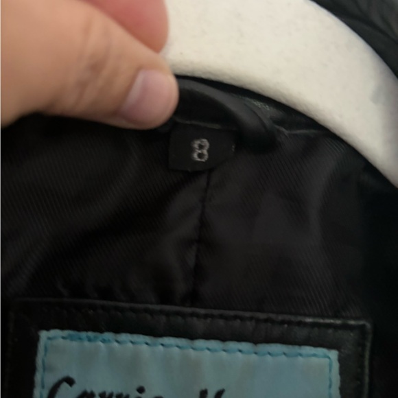 LADIES WOMENS GENUINE BLACK LEATHER CARRIE HOXTON BIKER MOTORCYCLE JACKET 8 - Picture 3 of 14